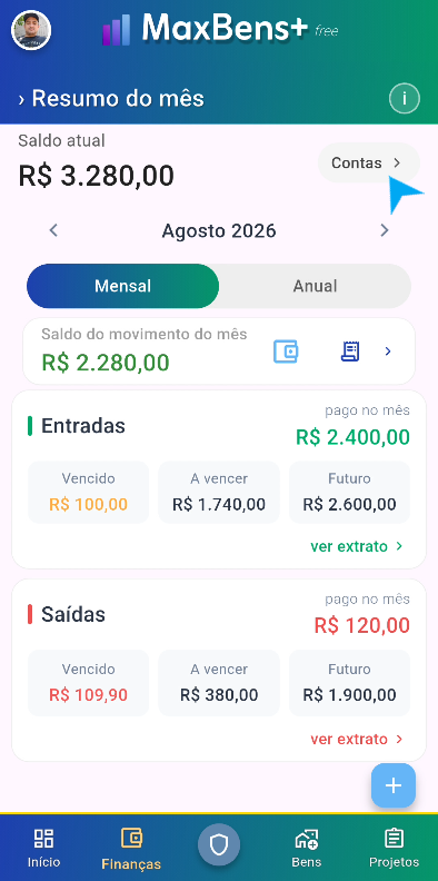 Dashboard Financeiro