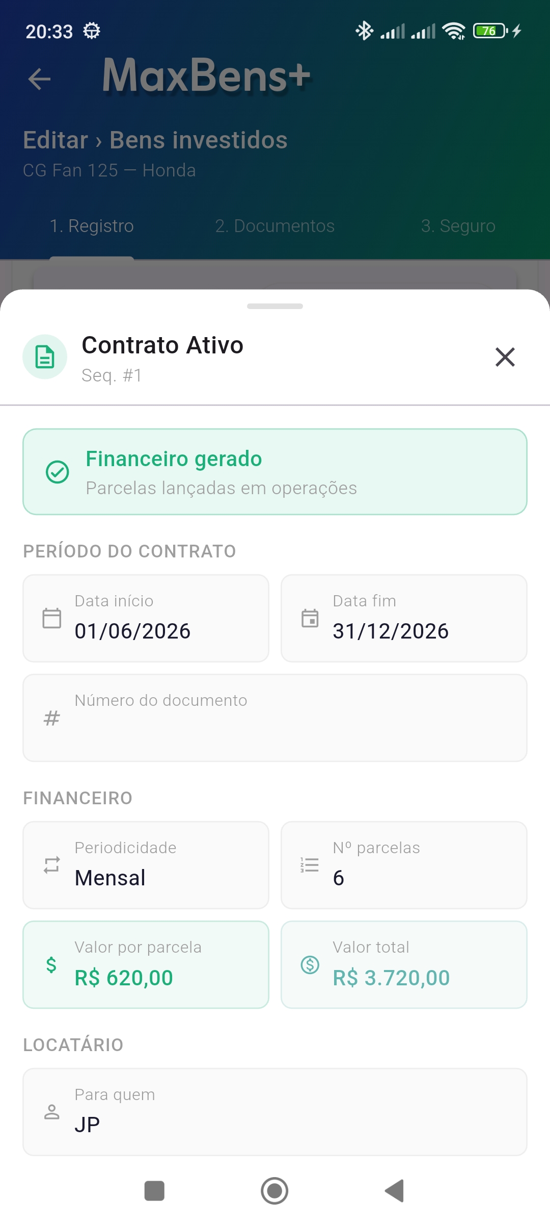Info Contrato